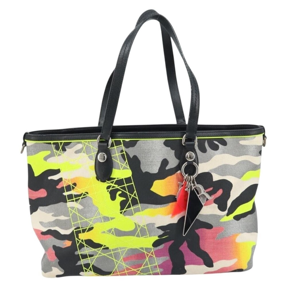 Christian Dior Open Limited Edition Anselm Reyle Camouflage Canvas Medium